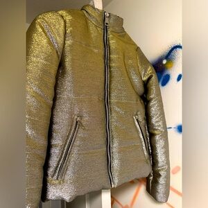 Brand New Design Lab - Gold and Silver Shimmery Winter Jacket✨